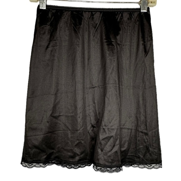 Vintage‎ Warner's Black Nylon Slip - Picture 3 of 5